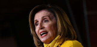 Anguished Nancy Pelosi