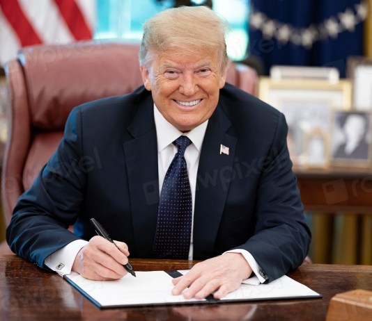 President Trump Signs a Presidential