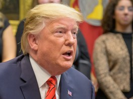 President Trump Calls Astronauts During First All-Woman Spacewalk (NHQ201910180019)